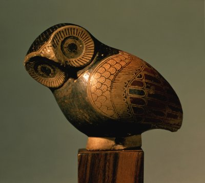 Vase in Form einer Eule, Proto-Korinthisch, ca. 640 v. Chr. von Greek